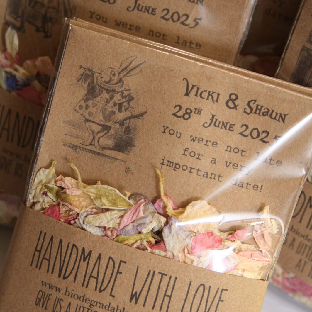 Alice In Wonderland Confetti Packets