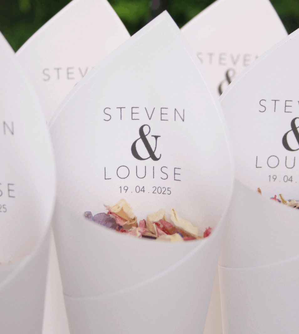 Elegance Confetti Cones (10)