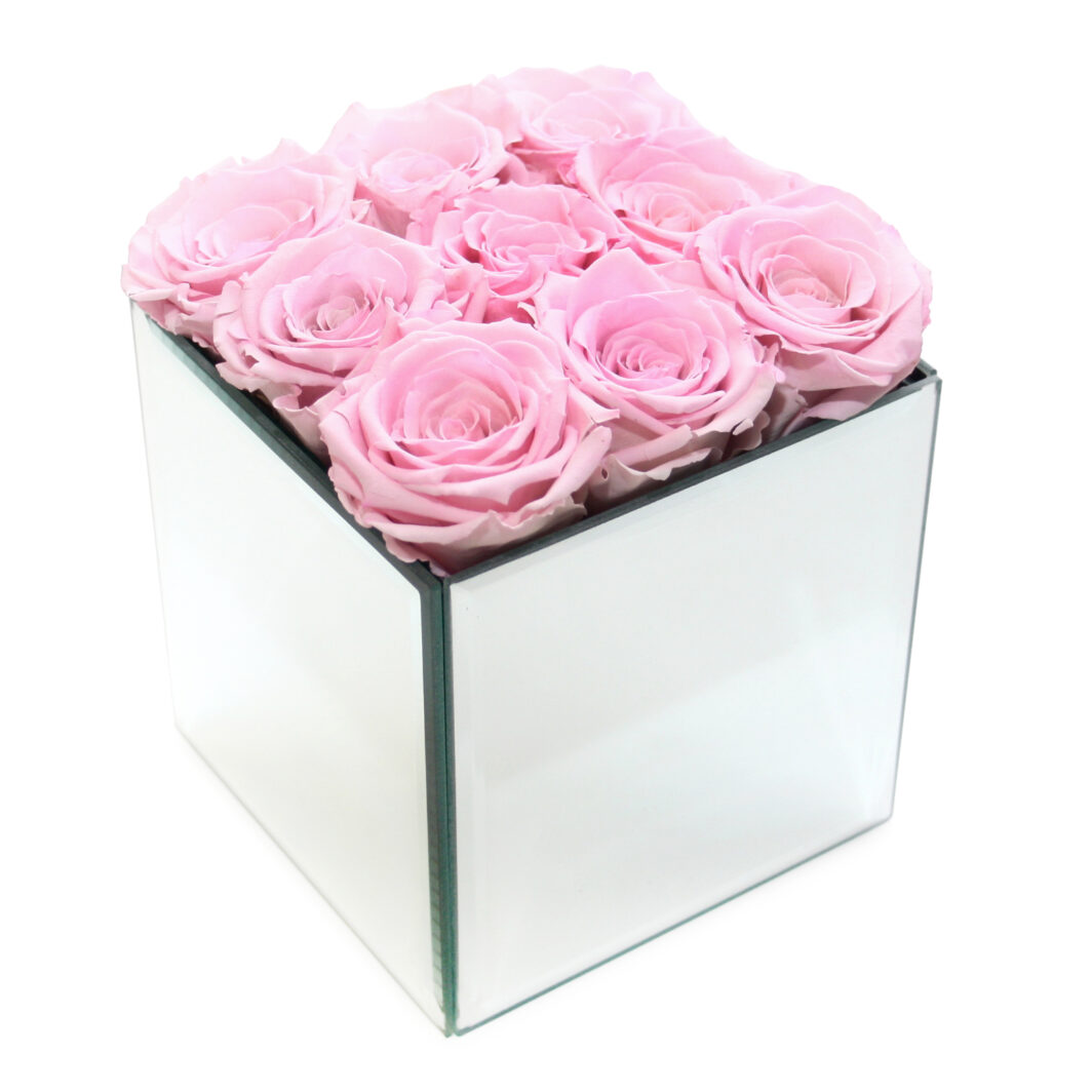 Pink Preserved Rose Box - Large