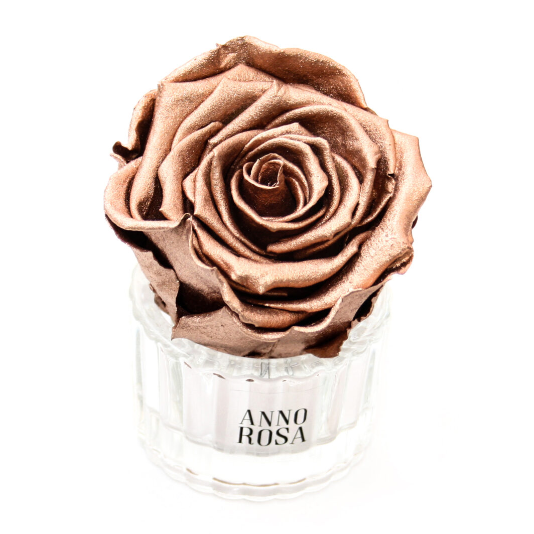 Rose Gold Elegance Preserved Rose
