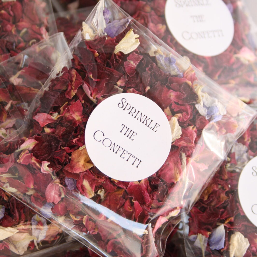 Sprinkle The Confetti Style Non-Personalised Wildflower Confetti Packets (V2)