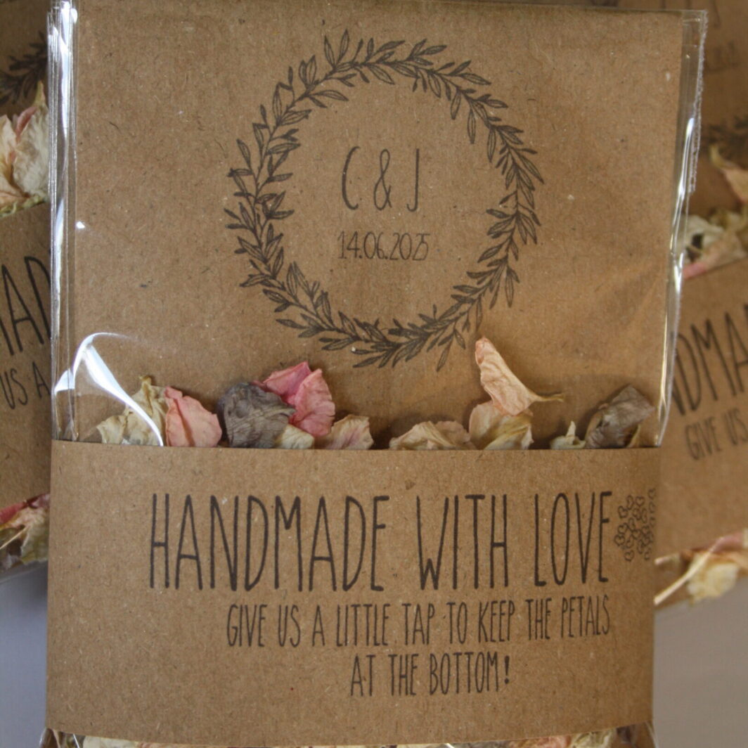 Boho Style Confetti Packets