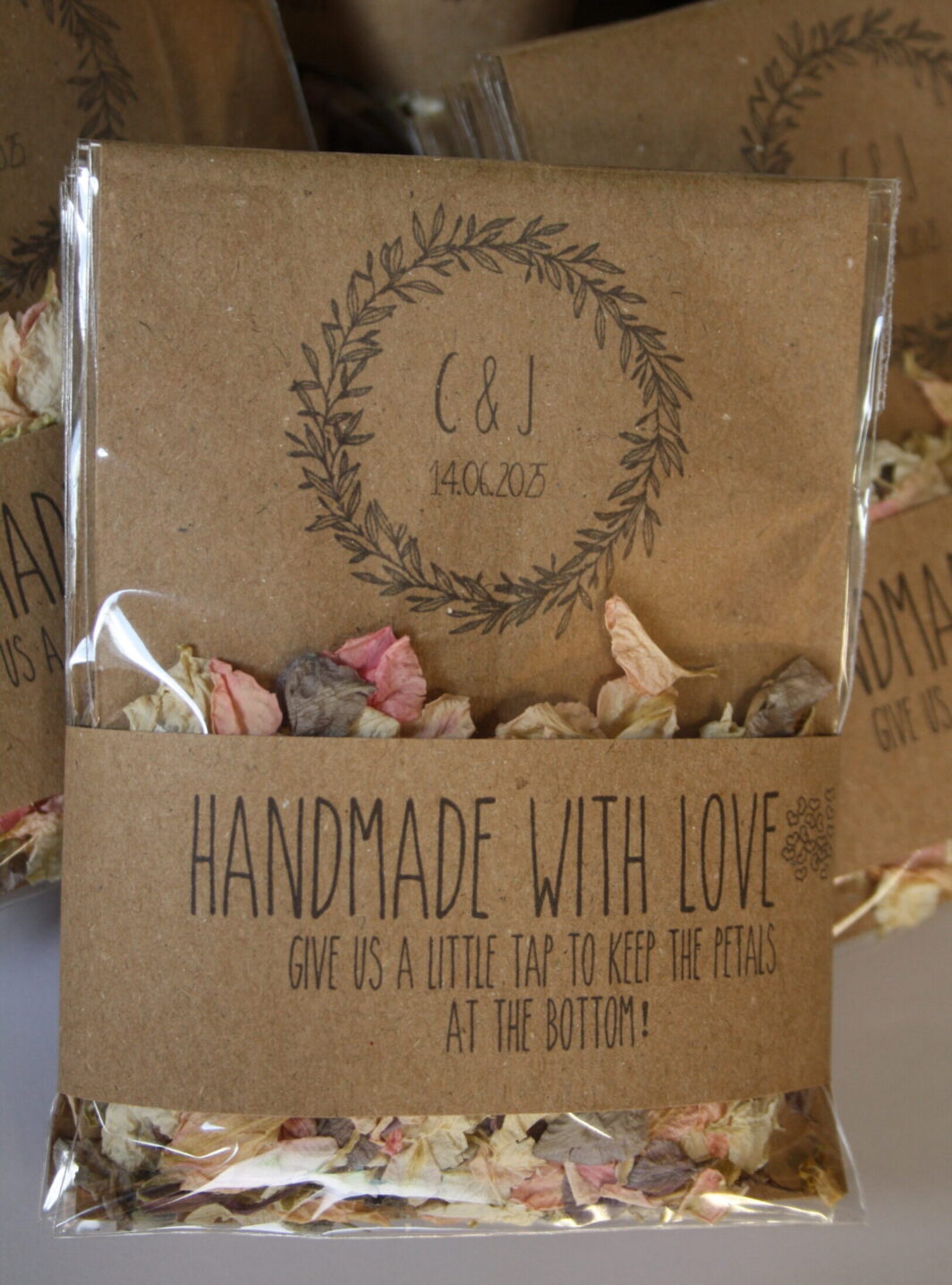 Boho Style Confetti Packets