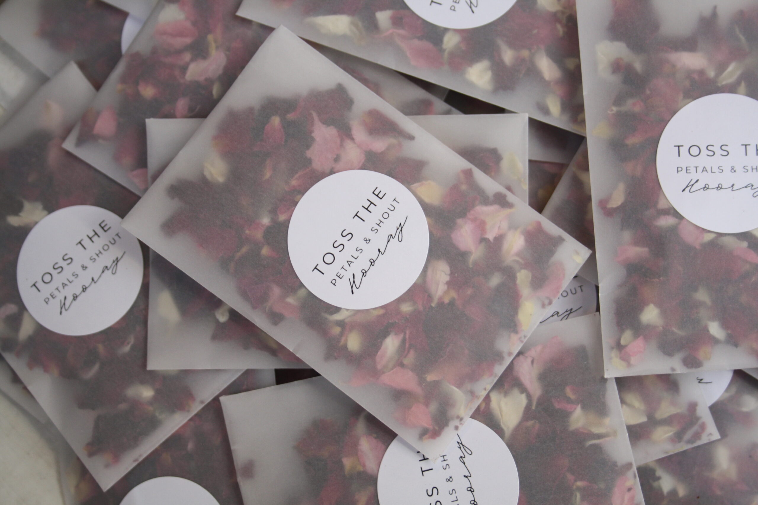 20 Biodegradable Confetti Petal Packets - Image 6