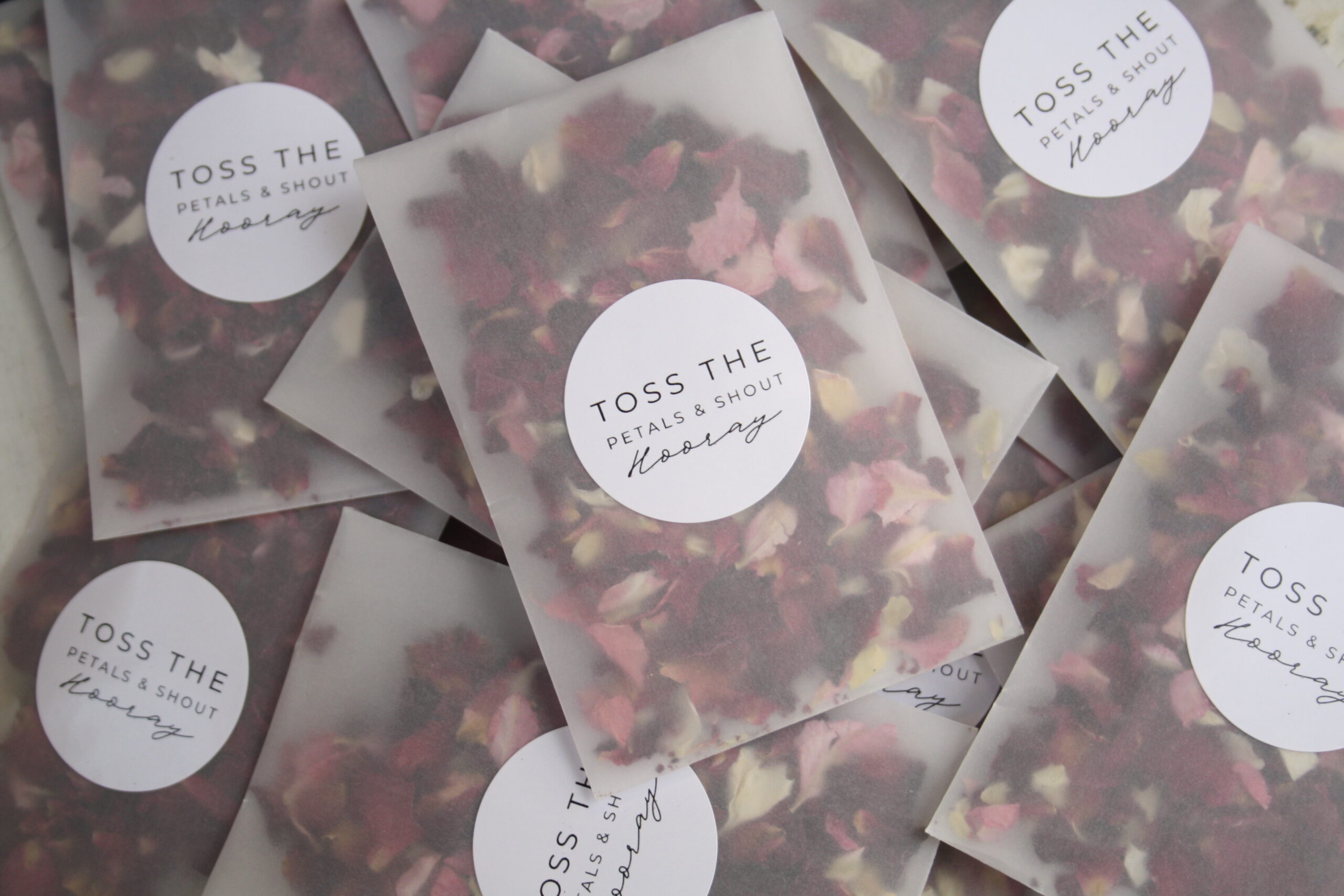 20 Biodegradable Confetti Petal Packets - Image 2