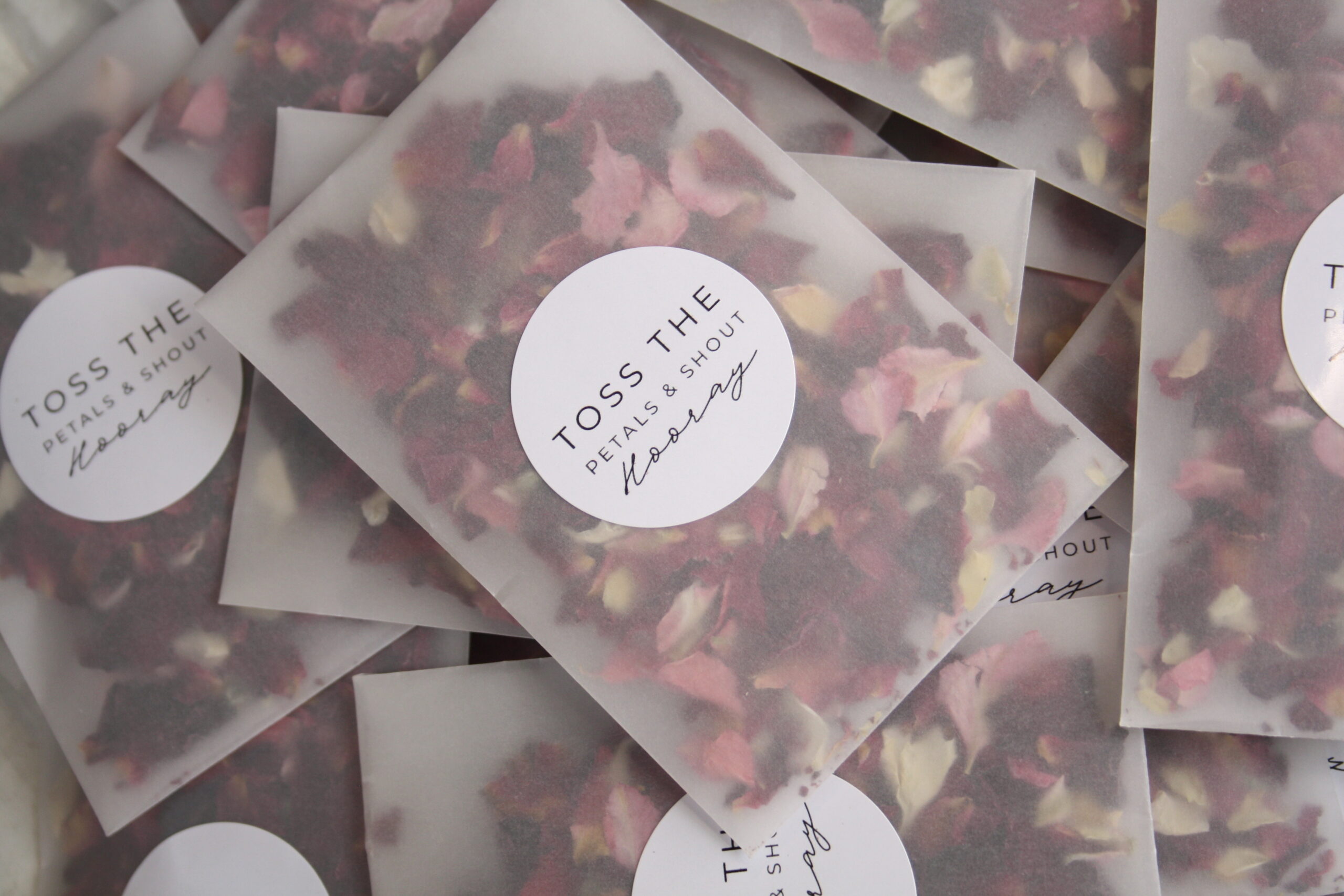 20 Biodegradable Confetti Petal Packets - Image 3
