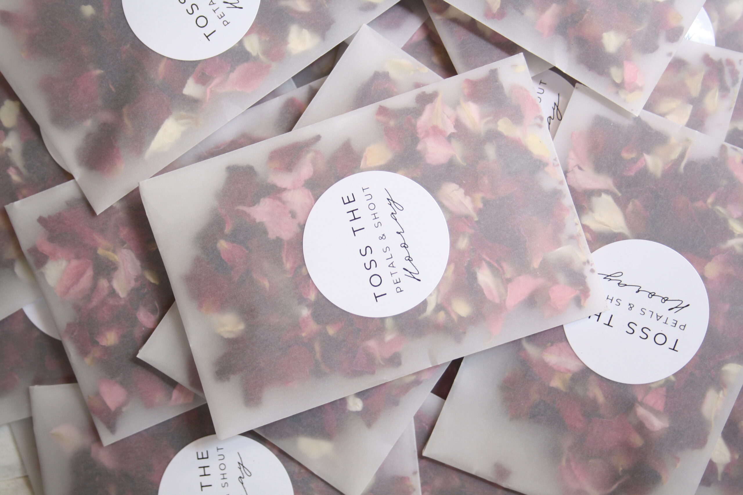 20 Biodegradable Confetti Petal Packets - Image 7
