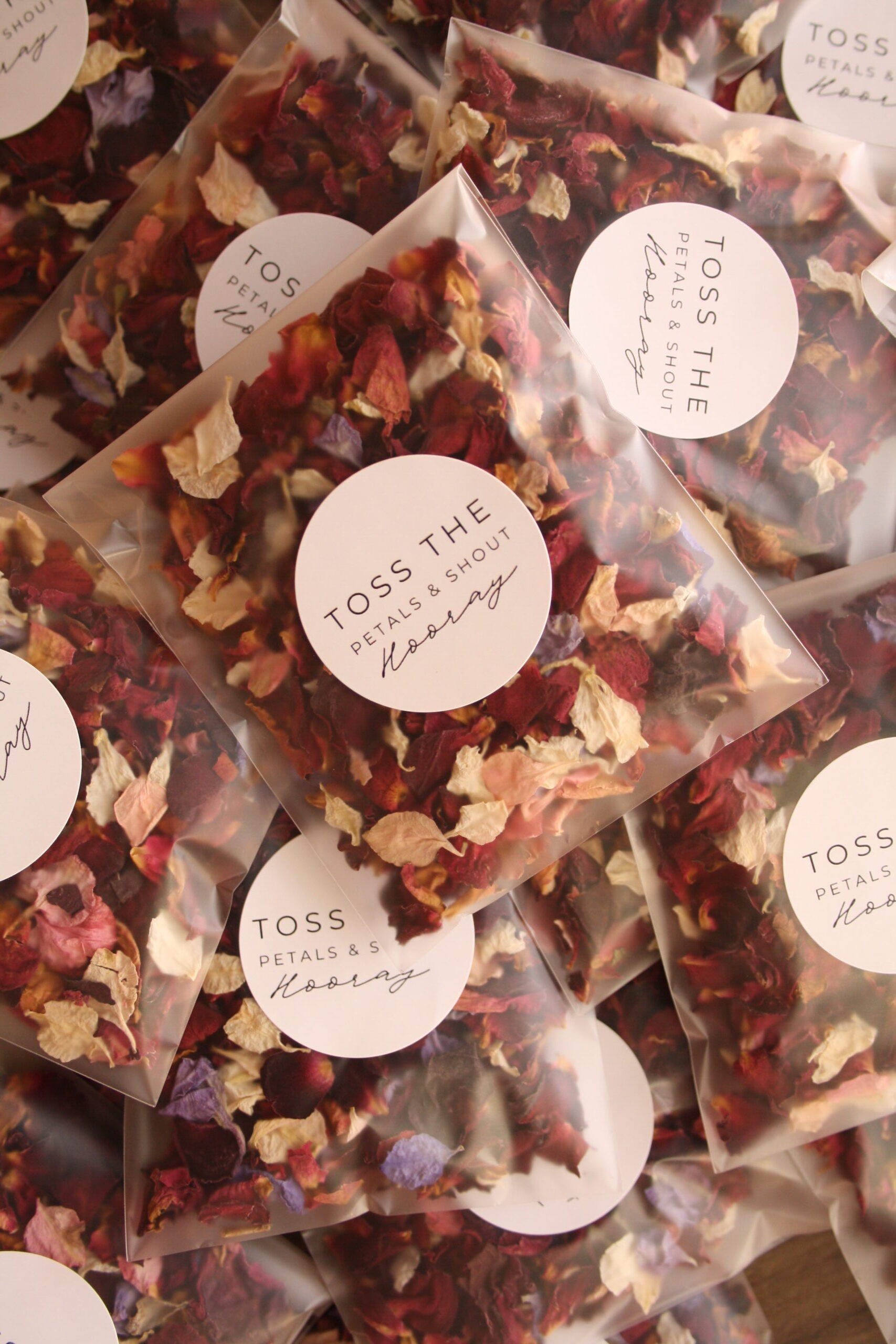 20 Biodegradable Confetti Petal Packets - Image 3