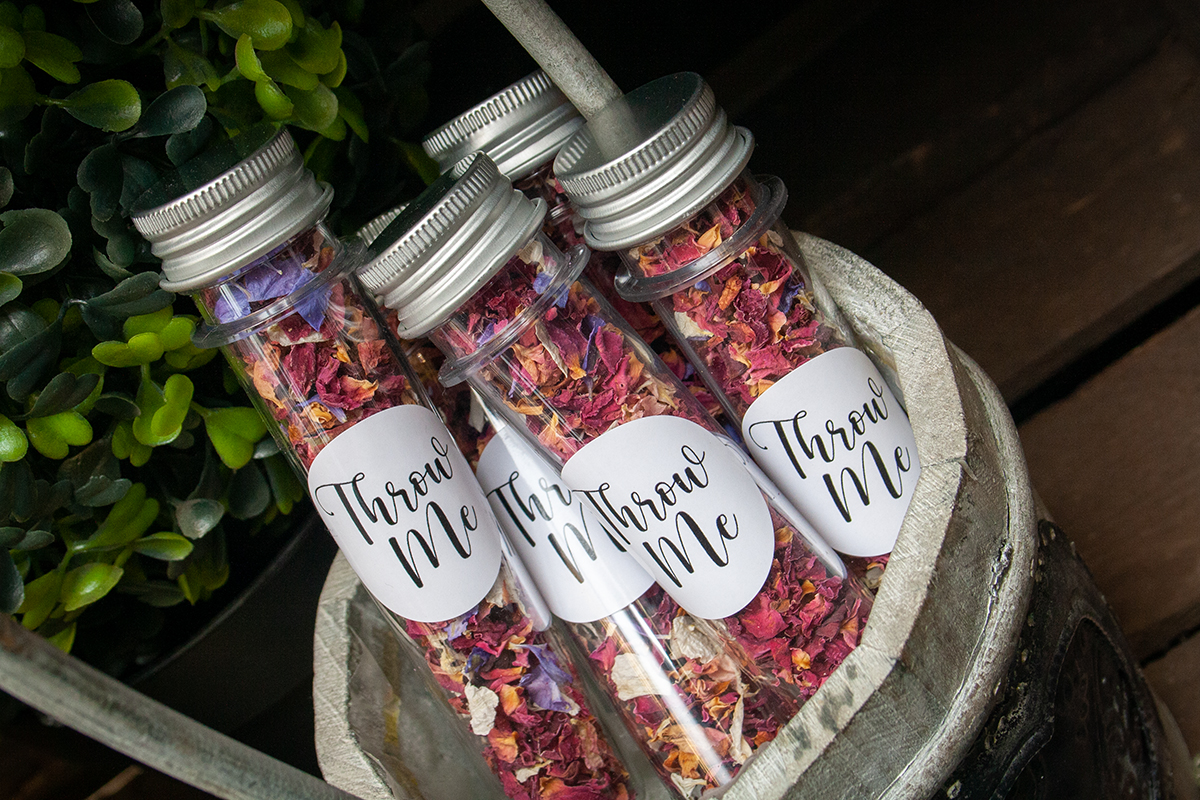 Biodegradable Throwing Confetti Tube For Weddings