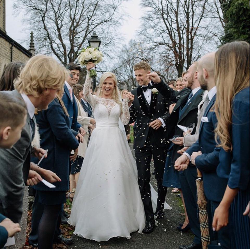 Joe and Carrie Root Confetti Moment Joe and Carrie Root Confetti Moment