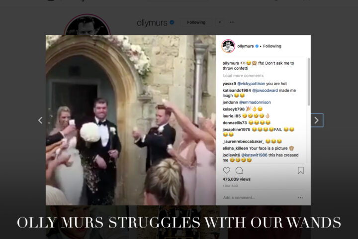Olly Murs Struggles With Our Confetti Wands Olly Murs Struggles With Our Confetti Wands