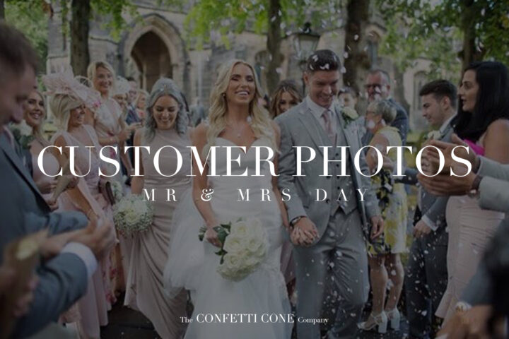 Biodegradable Wedding Confetti and Wedding Confetti Cones - Customer Pictures.