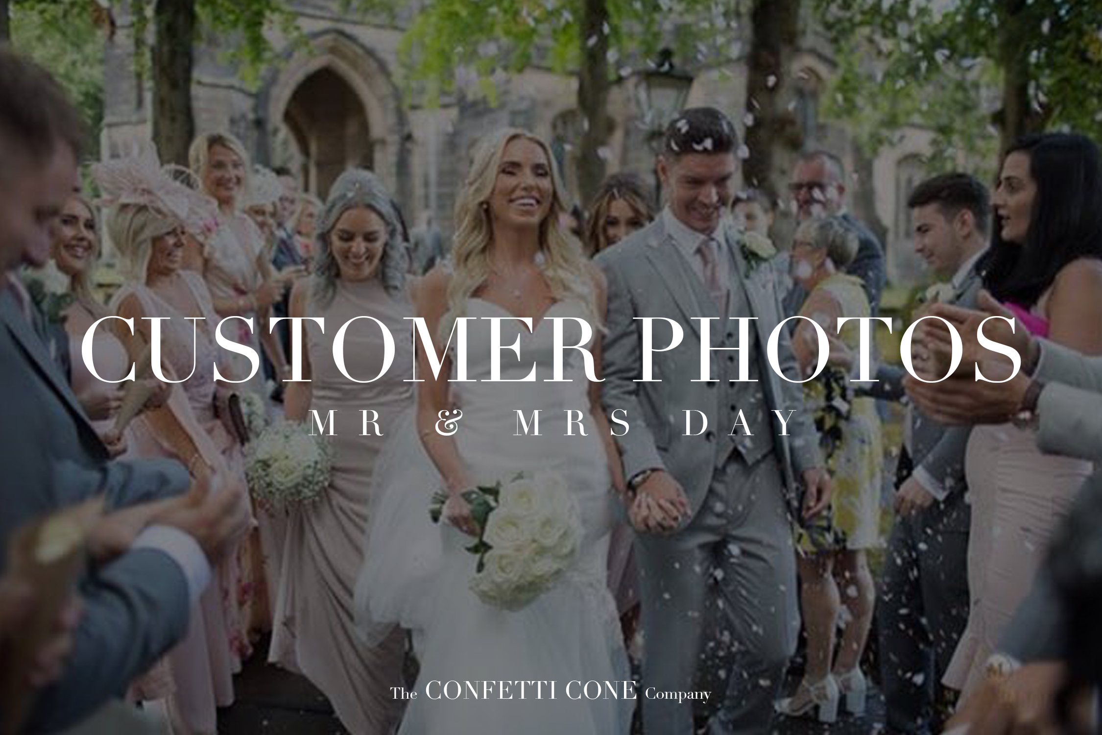 Biodegradable Wedding Confetti and Wedding Confetti Cones - Customer Pictures.