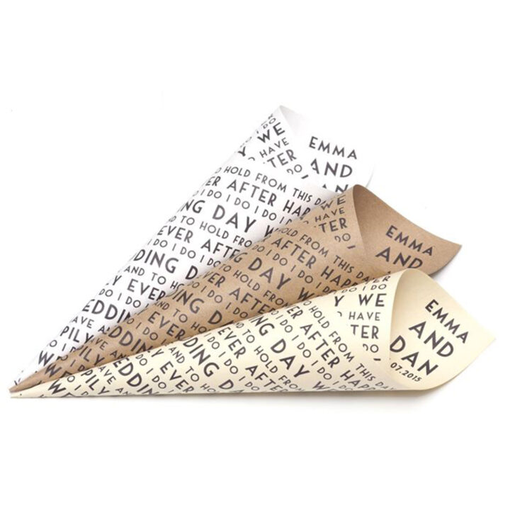 Art Deco Confetti Cones Art Deco Confetti Cones