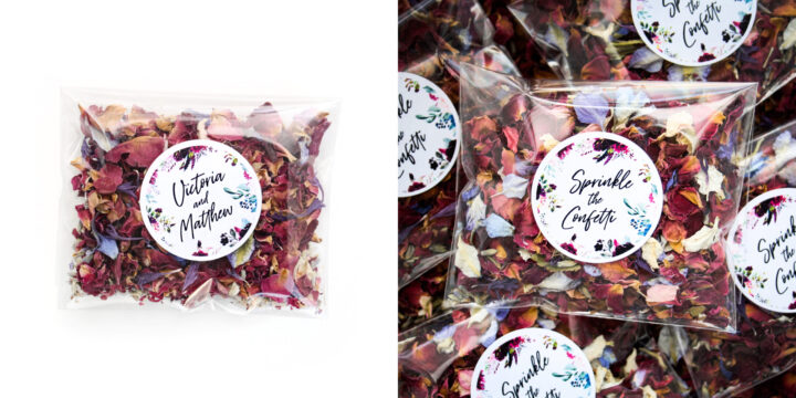BRAND NEW Wedding Confetti Petal Packets for 2020