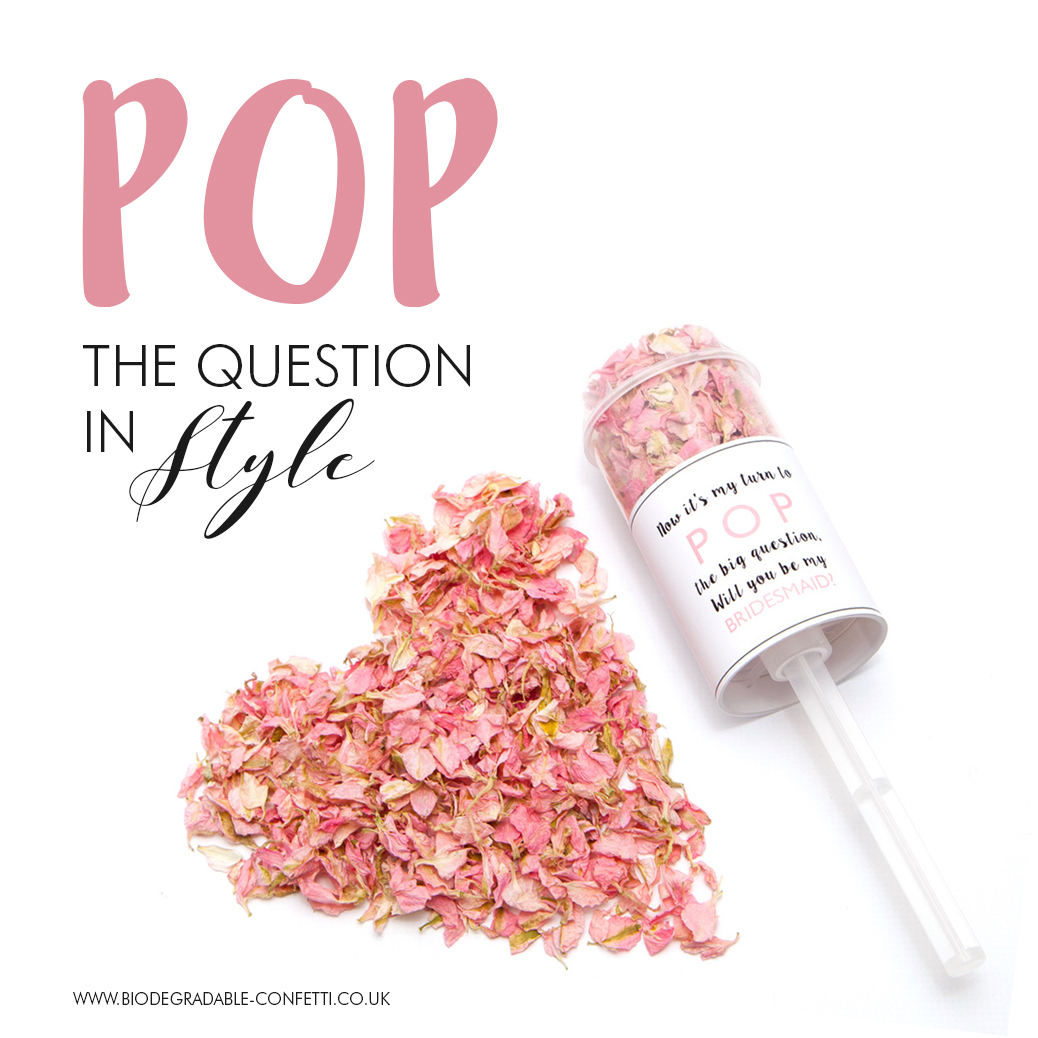 Bridesmaid Confetti Wands With Biodegradable Confetti Petals Bridesmaid Confetti Wands With Biodegradable Confetti Petals