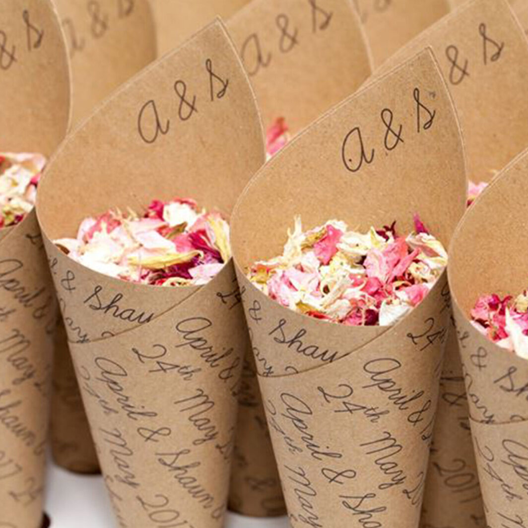 Classic Personalised Confetti Cones