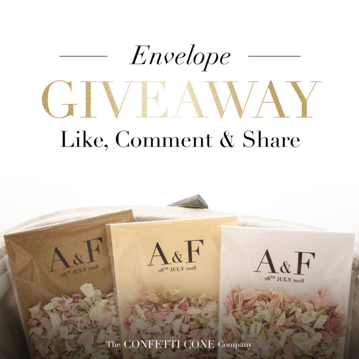 Win Your Biodegradable Wedding Confetti Envelopes Win Your Biodegradable Wedding Confetti Envelopes