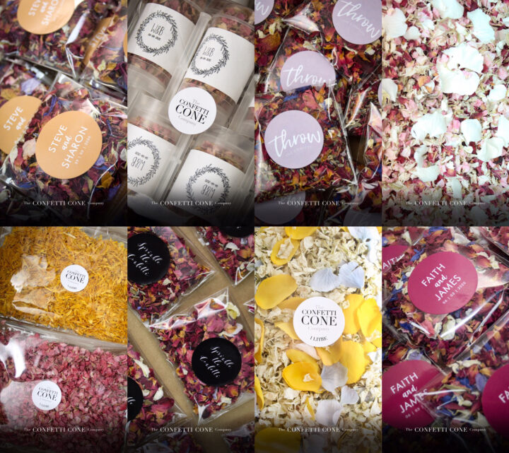 Personalised Wedding Confetti Accessories for 2020 Personalised Wedding Confetti Accessories for 2020