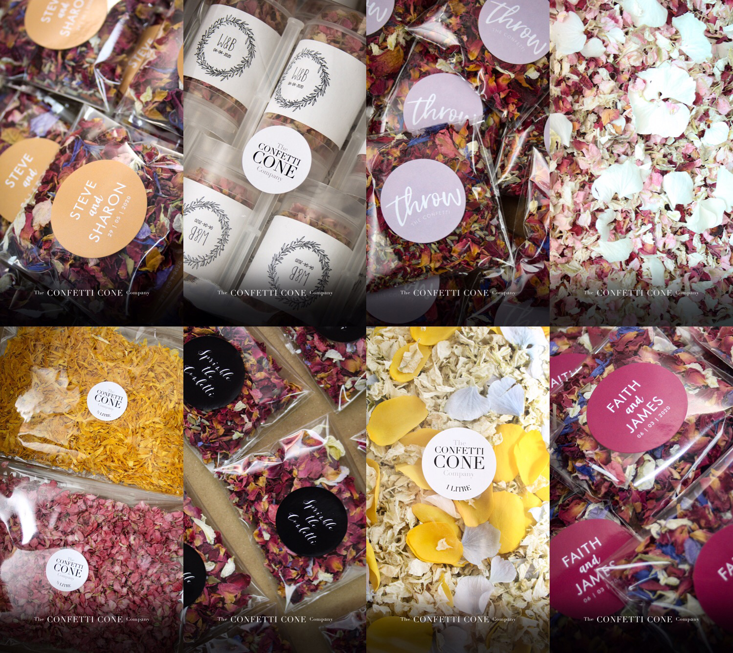 Personalised Wedding Confetti Accessories for 2020 Personalised Wedding Confetti Accessories for 2020