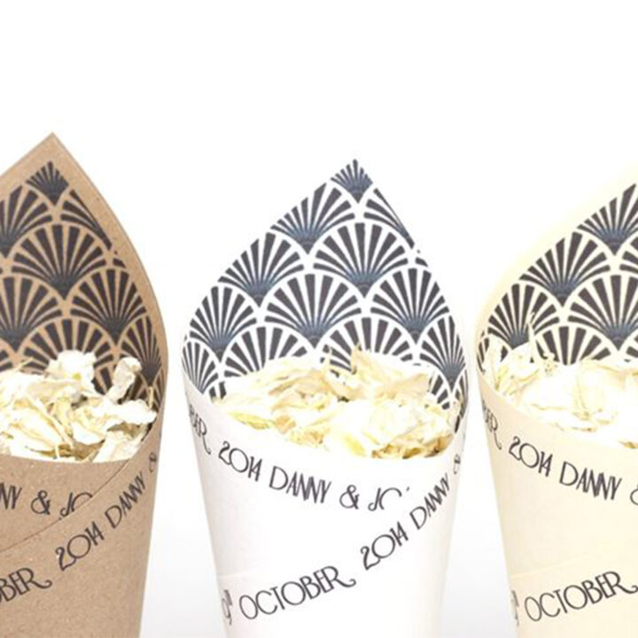 Gatsby Confetti Cones Gatsby Confetti Cones