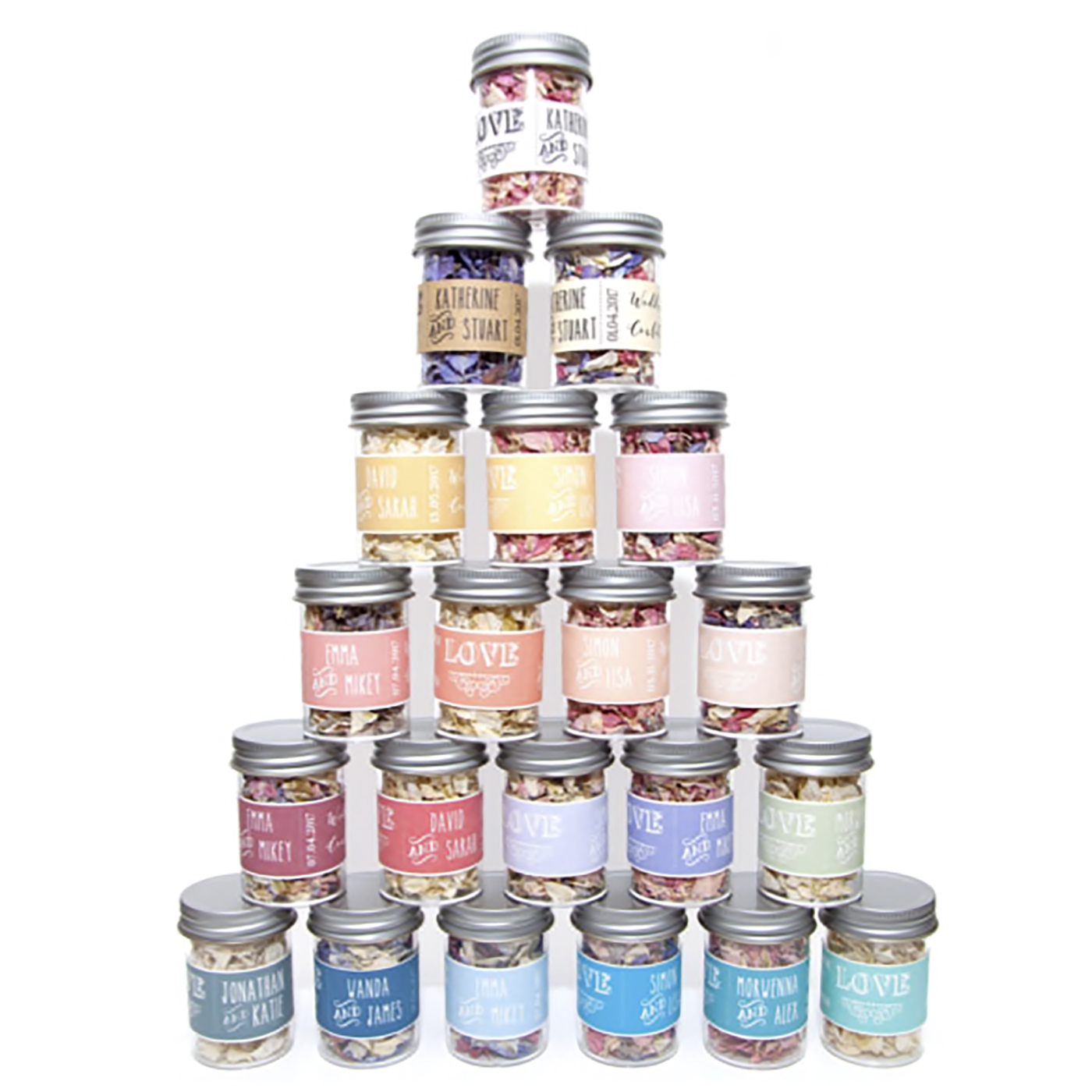 Wedding Confetti Jars Wedding Confetti Jars