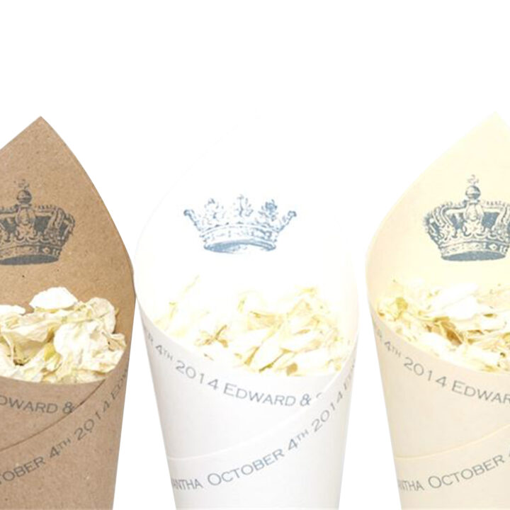 Royal Confetti Cones Royal Confetti Cones