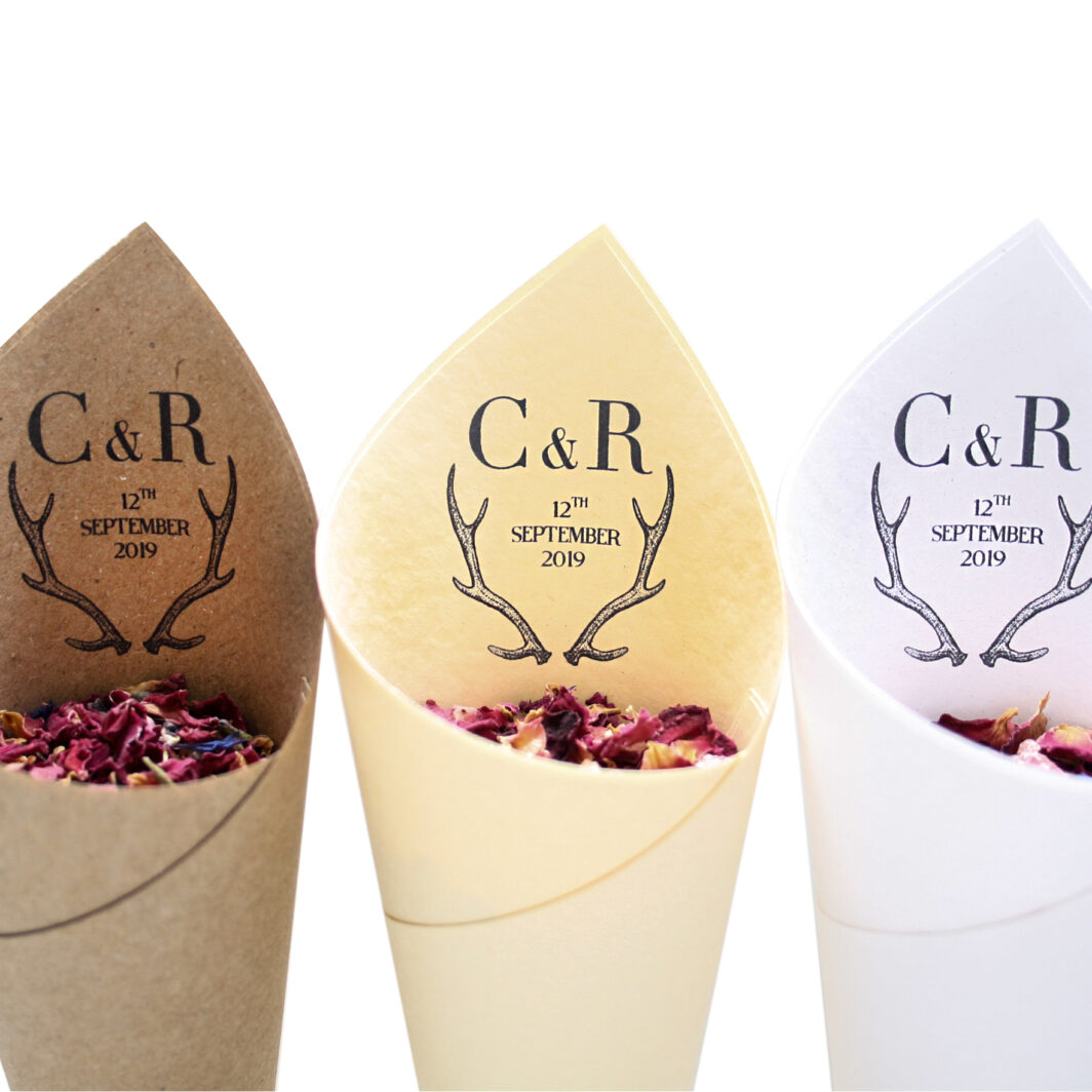Woodland Confetti Cone Package